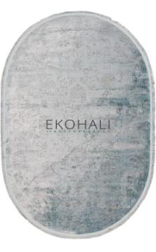 Eko Halı Colorline MG165Gri 128x190 cm Oval Halı