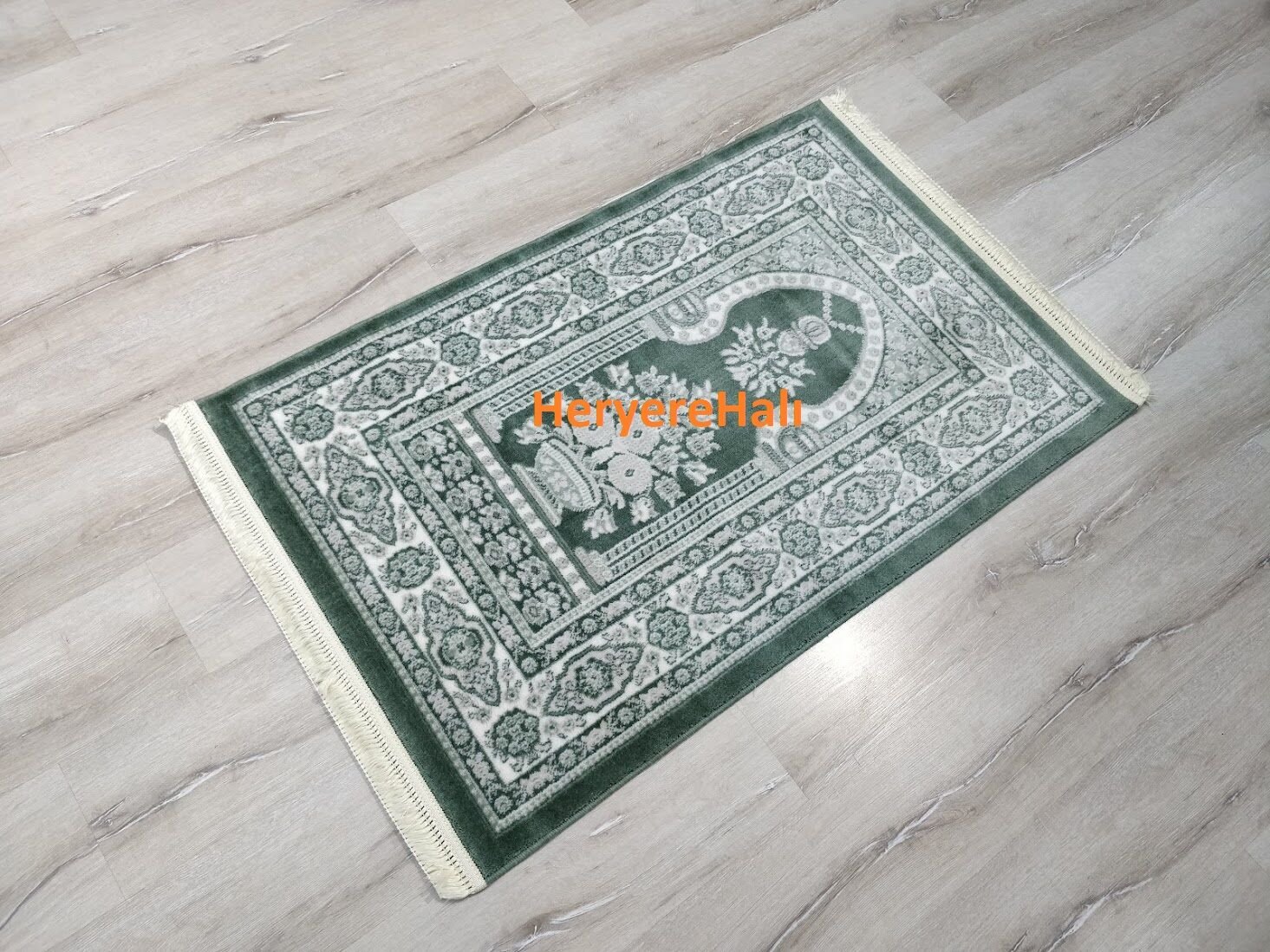 Merinos Halı Akyel Yumuşak İpeksi Akrilik Halı Seccade 80x125