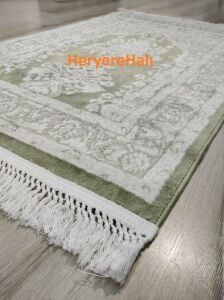 Merinos Halı Akyel Yumuşak İpeksi Akrilik Halı Seccade 80x125