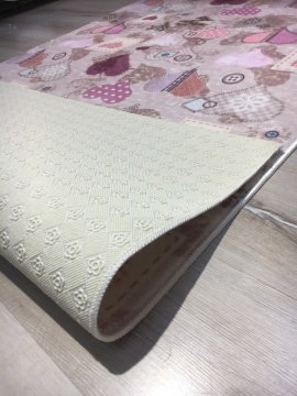 Merroni Trend Soft E042Kalp 120cm Renkli Kesme Yolluk