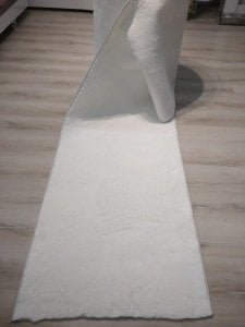 Yamalı Home Yapay Kuzu Post Kesme Yolluk Beyaz 80 cm