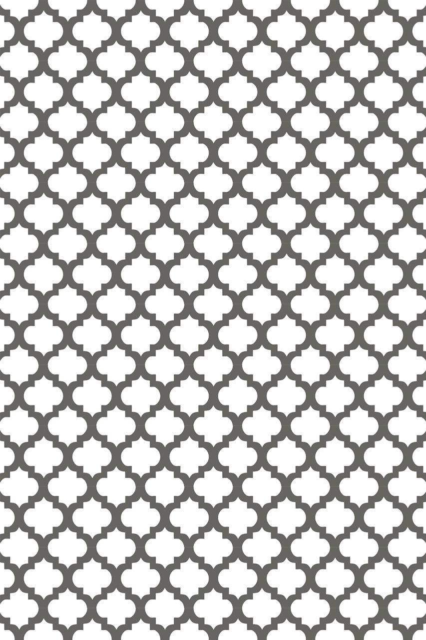 YAMALI home Style Moda Desen Saçaklı Halı BEYAZ gri - 120x180 cm