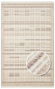 Eko Halı JOY 04 BEIGE GREY Hav Toz Vermeyen Yumuşak Dokulu Modern Makine Halısı