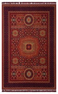 Eko Halı BUHARI BHR 10 MULTY Afgan / Yağcıbedir Desenli Hav Toz Vermez Yıkanabilir Kaymaz İnce Dokuma Halı 160X230 cm