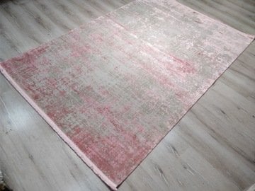 Eko Halı Cordoba DB01Pudra Pembe İpekli İnce Salon Halısı 160x230cm