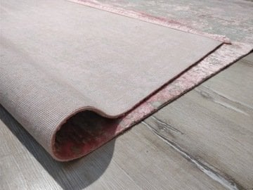 Eko Halı Cordoba DB01Pudra Pembe İpekli İnce Salon Halısı 160x230cm
