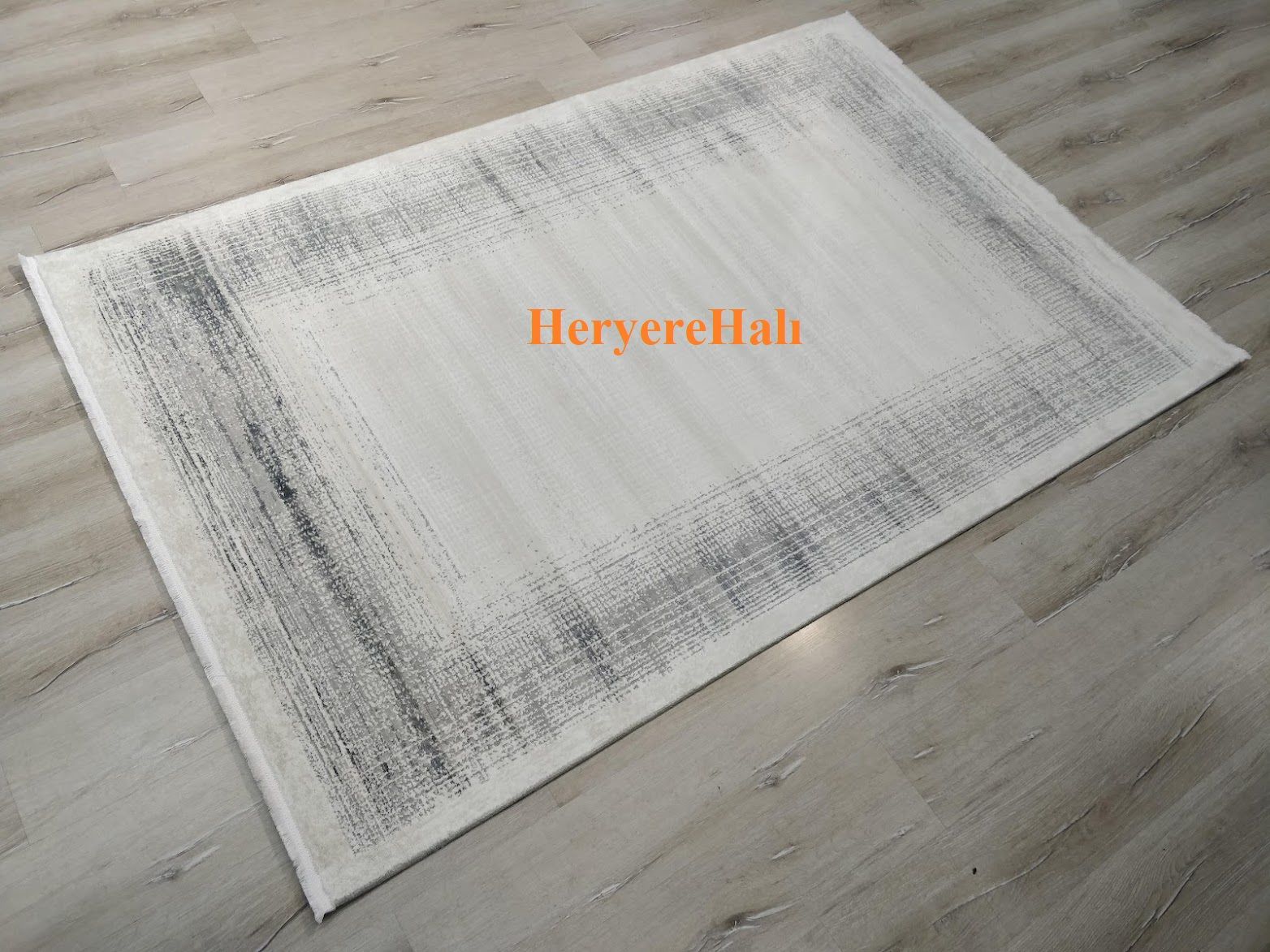 Eko Halı Lagos XW LGS08 Krem Gri Salon Halısı 200x290 cm