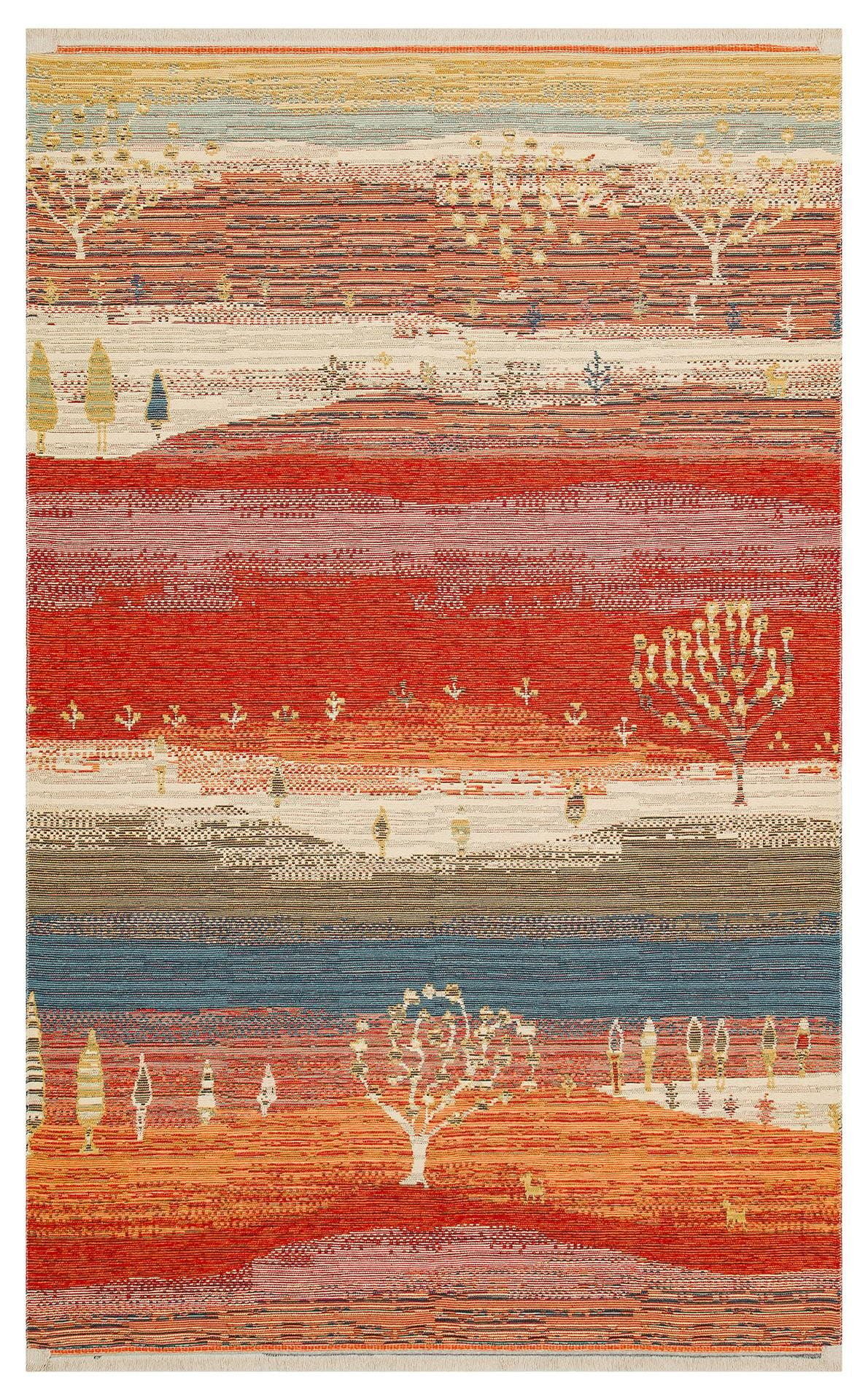NOMAD NMD 12 TERRA Yıkanabilir, Çift Taraflı Kullanıma Uygun Yumuşak Tuşeli Otantik Kilim