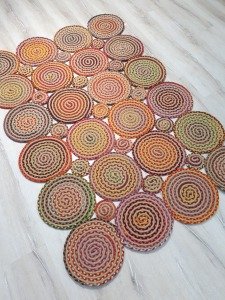 Eko Halı Flatweave CMX01 Multy  Hasır Halı 120x180 cm