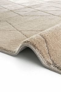 URBAN URB 02 BEIGE Etnik Desenlere Sahip Hav Toz Vermez Yumuşak Dokulu Modern Halı