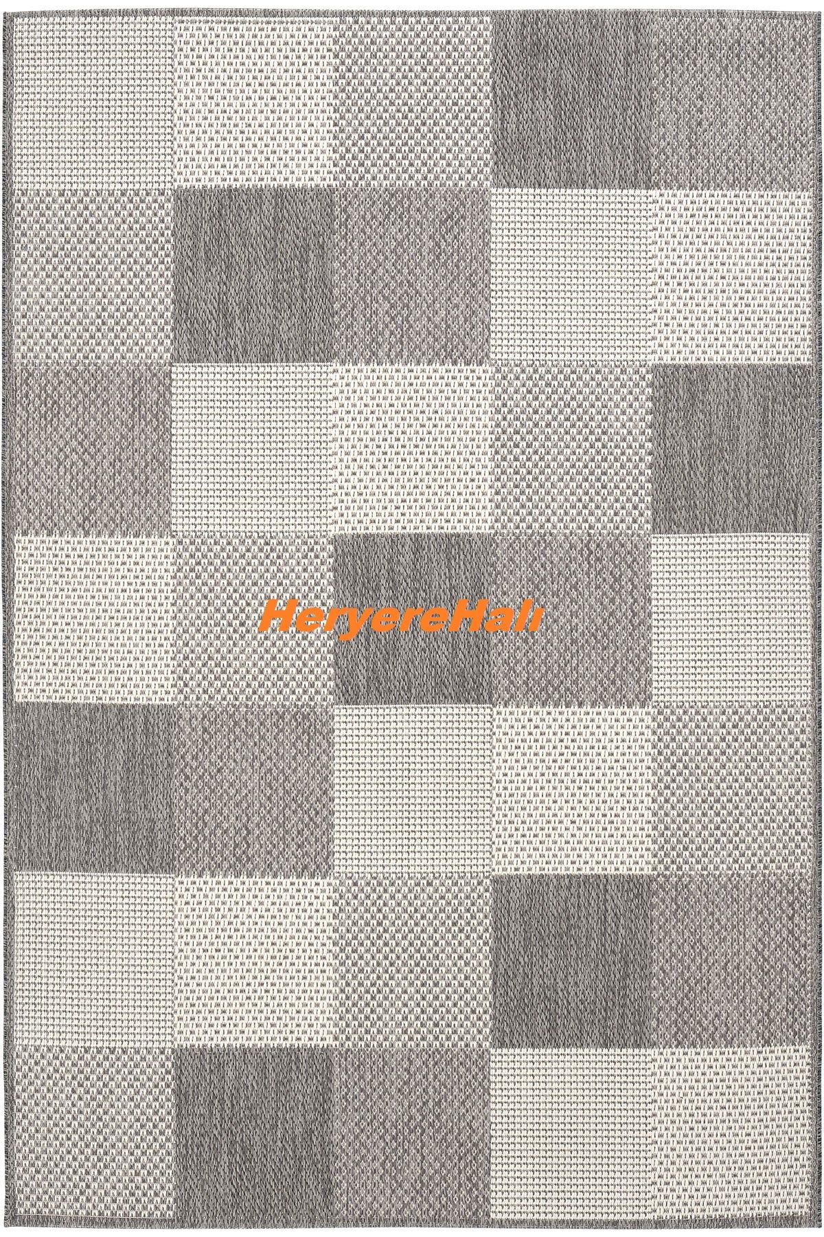 MONO MNO 01 GREY Hav Toz Vermez Kaymaz Tabanlı Şık Leke Tutmaz Yeni Sisal Kilim 120x180 cm