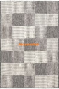 MONO MNO 01 GREY Hav Toz Vermez Kaymaz Tabanlı Şık Leke Tutmaz Yeni Sisal Kilim 120x180 cm