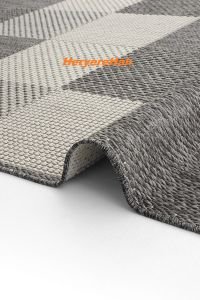 MONO MNO 01 GREY Hav Toz Vermez Kaymaz Tabanlı Şık Leke Tutmaz Yeni Sisal Kilim