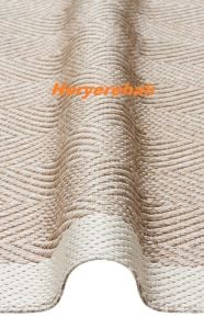 MONO MNO 02 BEIGE Hav Toz Vermez Kaymaz Tabanlı Şık Leke Tutmaz Yeni Sisal Kilim