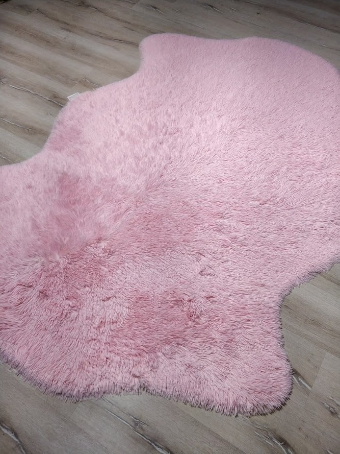 Doğuş Tavşan Tüyü Pembe 2K Post Halı 140x200 cm