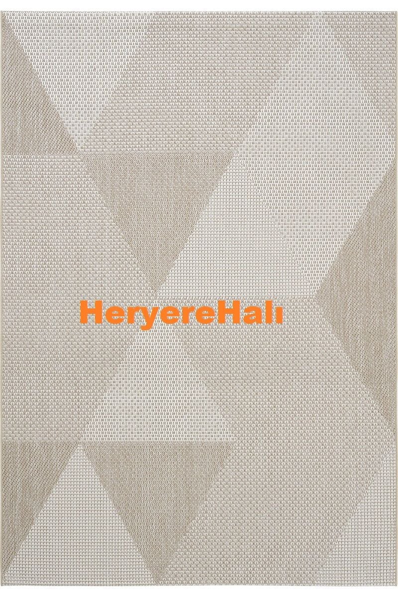 MONO MNO 03 BEIGE Hav Toz Vermez Kaymaz Tabanlı Şık Leke Tutmaz Yeni Sisal Kilim