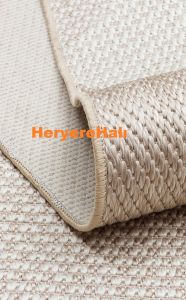 MONO MNO 03 BEIGE Hav Toz Vermez Kaymaz Tabanlı Şık Leke Tutmaz Yeni Sisal Kilim