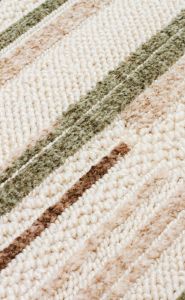 Eko Halı JOY 01 GREEN BROWN Hav Toz Vermeyen Yumuşak dokulu Modern Makine Halısı