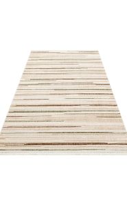 Eko Halı JOY 01 GREEN BROWN Hav Toz Vermeyen Yumuşak dokulu Modern Makine Halısı