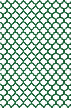 YAMALI home Style Moda Desen Saçaklı Halı BEYAZ yeşil - 80x150 cm