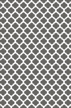 YAMALI home Style Moda Desen Saçaklı Halı GRİ beyaz - 120x180 cm