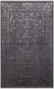 Eko Halı Torino TOR01 Antrasit İnce Salon Halısı 160x230 cm