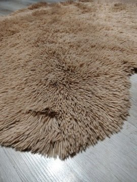 Doğuş Tavşan Tüyü Bej Yuvarlak 140x140 cm