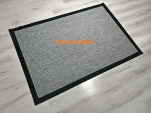 Loris Yeni Nesil Yumuşak Sisal Halı Siyah Gri