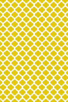 YAMALI home Style Moda Desen Saçaklı Halı SARI beyaz - 80x300 cm