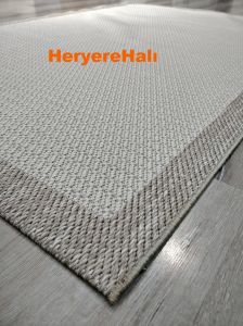 Loris Yeni Nesil Yumuşak Sisal Halı Krem Bej 120x180 cm