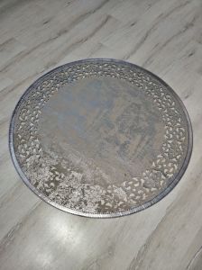 Eko Halı Bıanca BNC01 Vizon Bronze 120X120 Yuvarlak Deri Halı